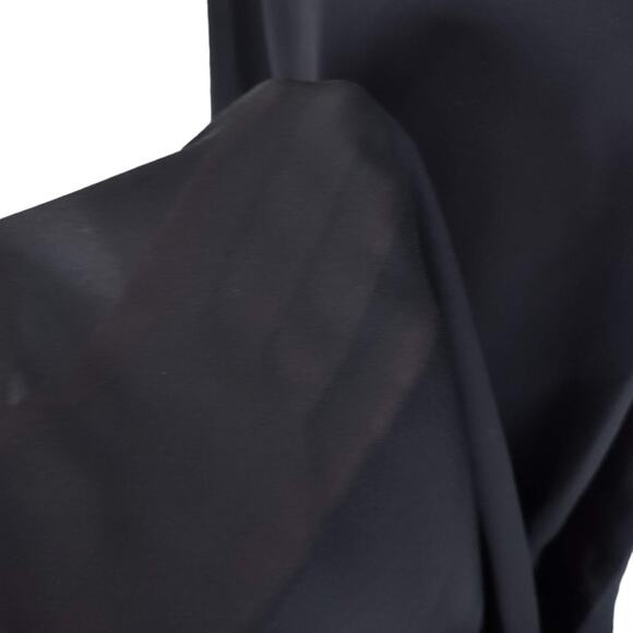 Vintage Dark Bridgerton Black Formal Dress 90s Rhapsody Collection Cowl Neck 12 - Picture 11 of 11